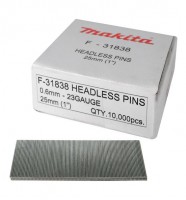 Makita F-31838 25mm 23g Headless Pins Bright 10,000 For DPT353 £23.49